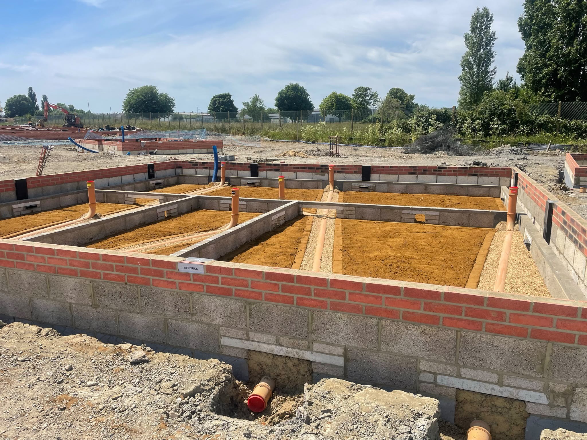 Internal drainage groundwork