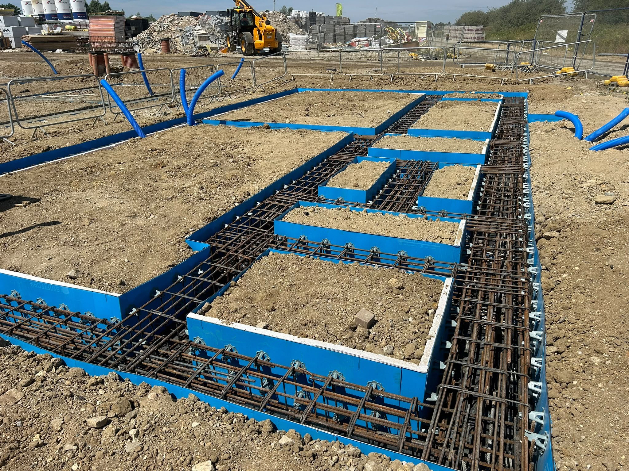 Piled foundation groundwork
