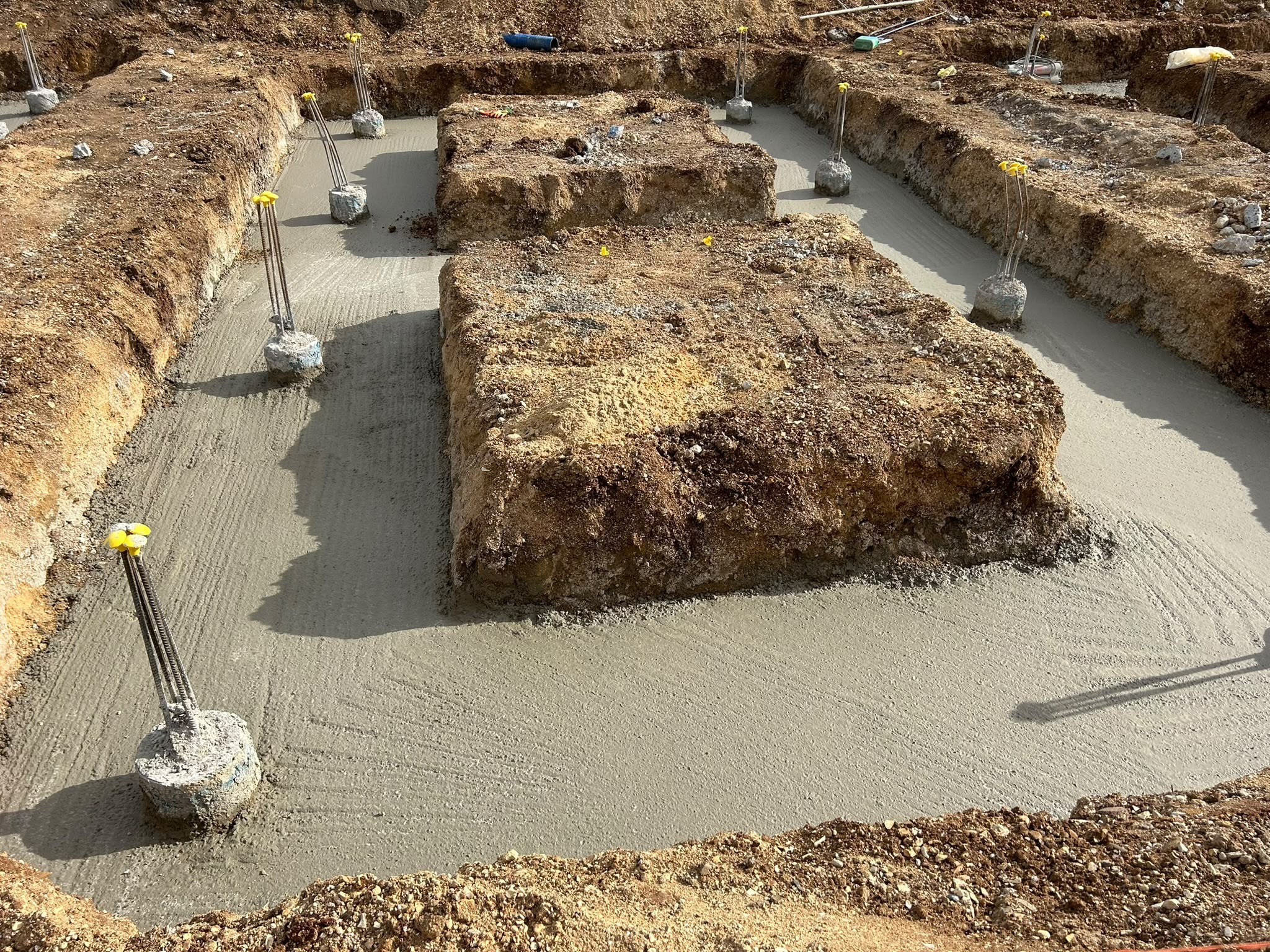 Piled foundation groundwork, photo 3