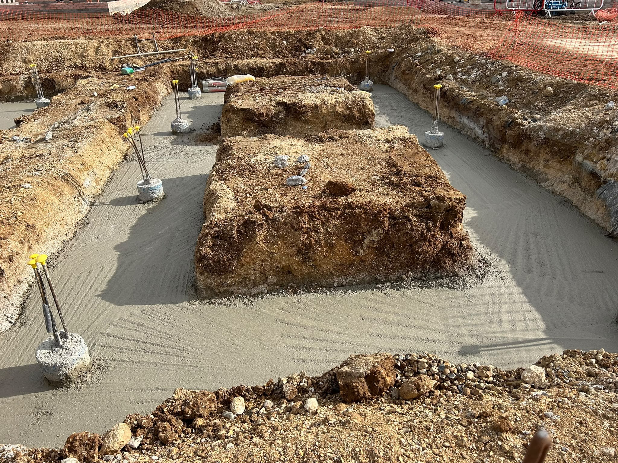 Piled foundation groundwork, photo 4