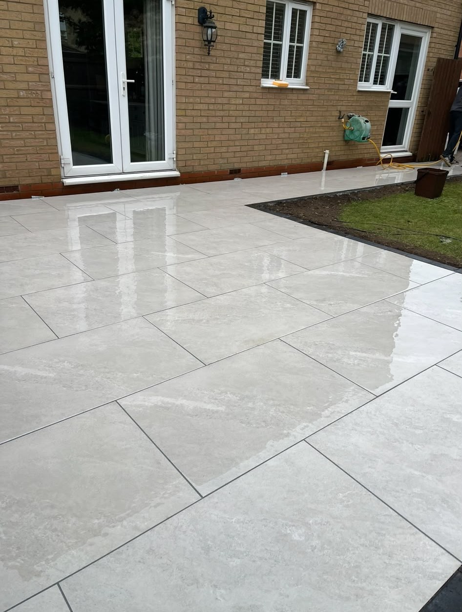 Porcelain slab patio, photo 4