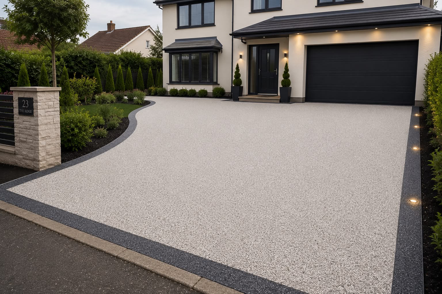 Resin bound driveway