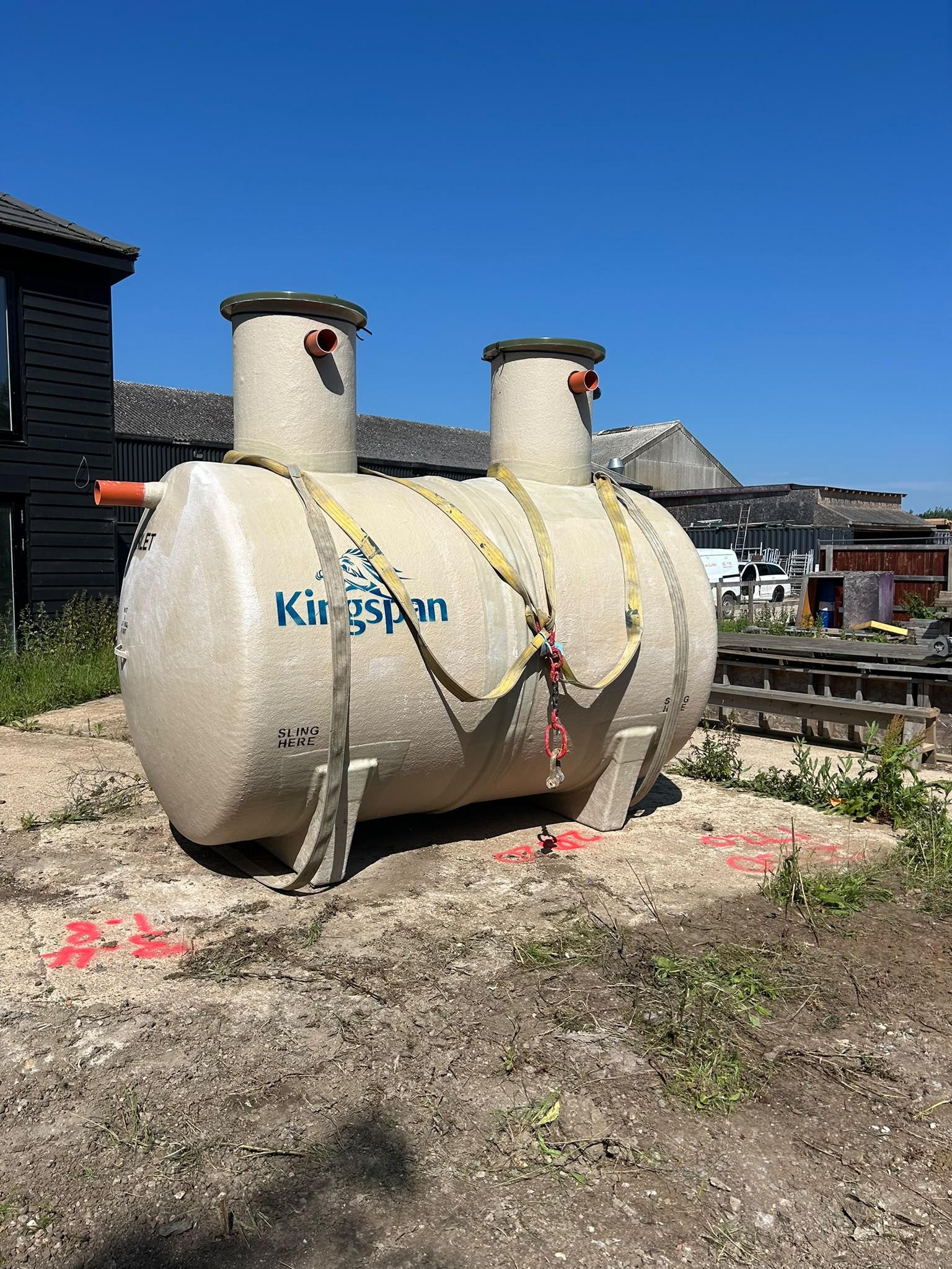 Septic tank installation, photo 3